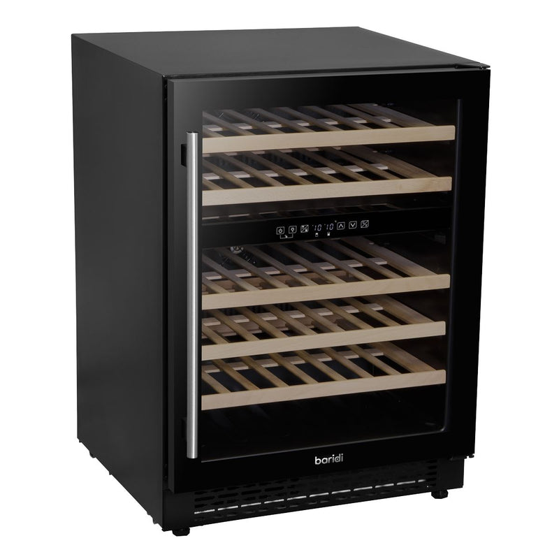 Baridi 46 Bottle Under-Counter/Freestanding Dual Zone Fridge & Cooler 60cm Baridi - Dynamic Drive