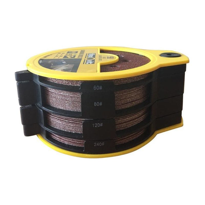 Flexovit Hook & Loop Sanding Disc 125mm Assorted (Dispenser 50) Flexovit - Dynamic Drive