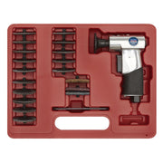 Sealey Air Mini Sander Kit 50mm 35pc SA720 Sealey - Dynamic Drive