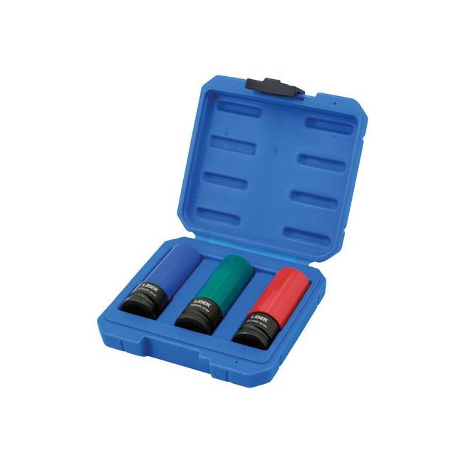 Laser Wheel Nut Set 1/2"D 3pc 3039 Laser - Dynamic Drive