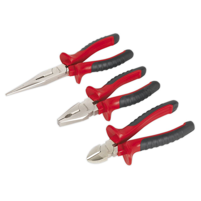 Sealey Pliers Set 3pc AK8521 Sealey - Dynamic Drive