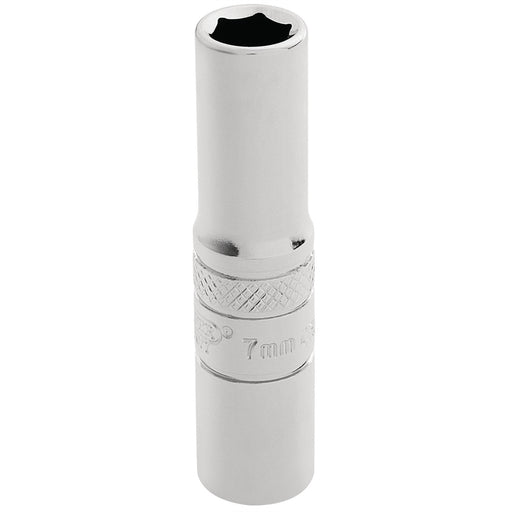 Draper HI-TORQ 6 Point Deep Socket, 1/4" Sq. Dr., 7mm 32661 Draper - Dynamic Drive