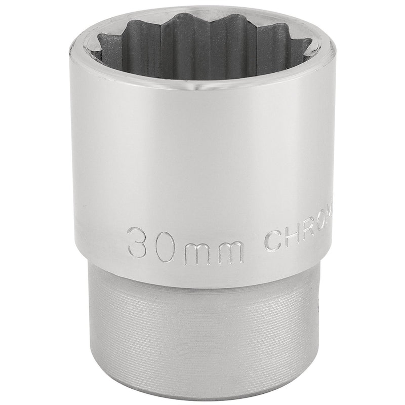 Draper 12 Point Socket, 3/4" Sq. Dr., 30mm 16698 Draper - Dynamic Drive