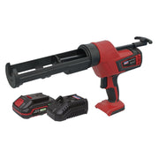 Sealey Cordless 20V 2Ah SV20 Series Caulking Gun Kit 310ml CP20VCGKIT1 Sealey - Dynamic Drive