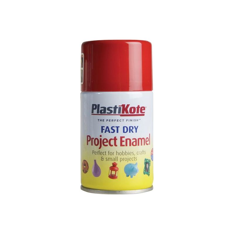 Plastikote Fast Dry Enamel Aerosol Insignia Red 100ml PlastiKote - Dynamic Drive