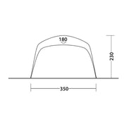 Outwell Lounge Tent Lounge Connector Large Outwell - Dynamic Drive