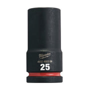 Milwaukee Hex Socket Shw 3/4 Deep 25mm-1Pc 25mm Milwaukee - Dynamic Drive