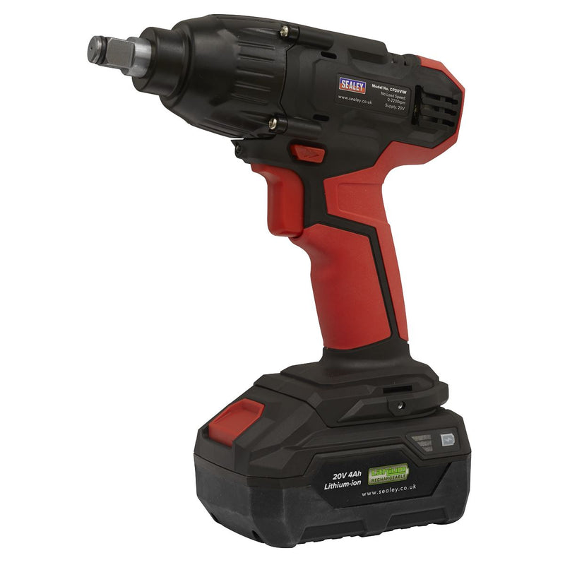 Sealey Impact Wrench 20V SV20 Series 1/2"Sq Drive 230Nm Body Only CP20VIW Sealey - Dynamic Drive