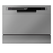 Baridi Tabletop Dishwasher 6 Place Settings 6.5L Capacity - Silver DH84 Baridi - Dynamic Drive