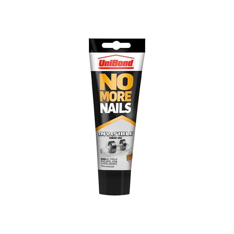 Unibond No More Nails Invisible Grab Adhesive Tube 184g UniBond - Dynamic Drive