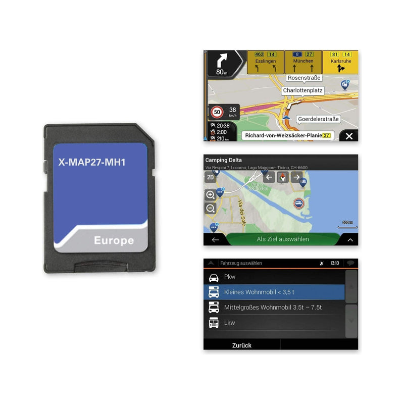 Xzent Sd Card Map27 For X-F270 X-F280 X-427 1 Year M/Home X-MAP27MH1Y Xzent - Dynamic Drive