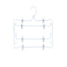 Multi Hanger/Hooks Non Slip 2157 Rayen - Dynamic Drive