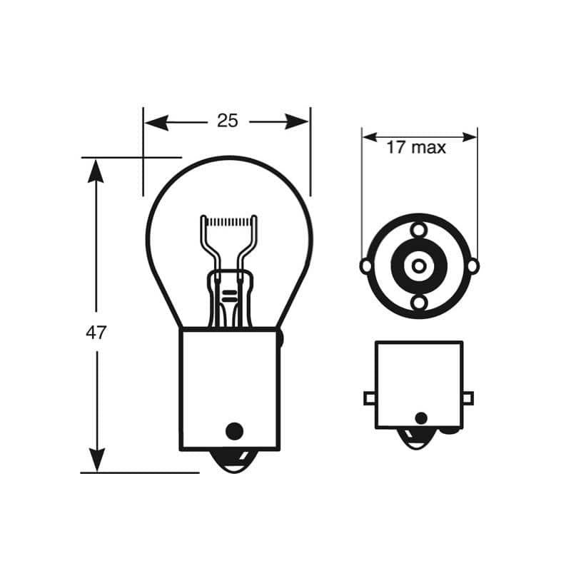 10 x Ring Boxed R382 P21W BA15S Brake Stop Car Light Bulb 382 12v 21w E Approved Ring Automotive  - Dynamic Drive
