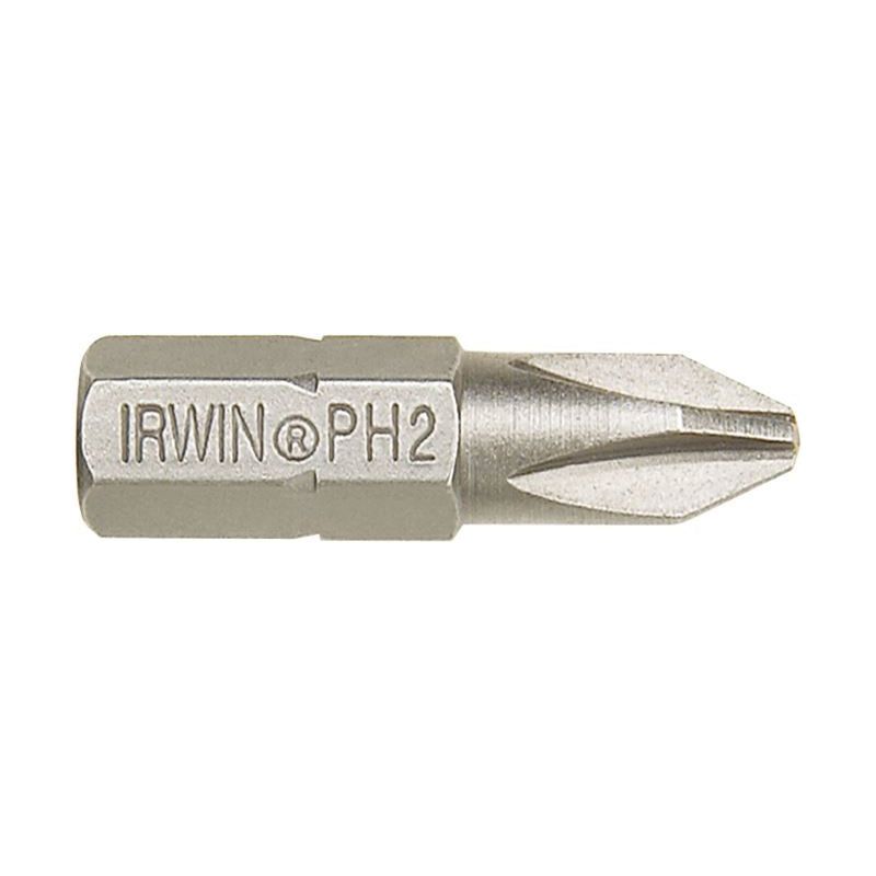 Irwin® Phillips Insert Bits PH2 25mm (Pack 2) IRWIN® - Dynamic Drive