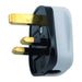 Connect High Impact White Plug Tops 13A 10pc 30676 Tool Connection - Dynamic Drive