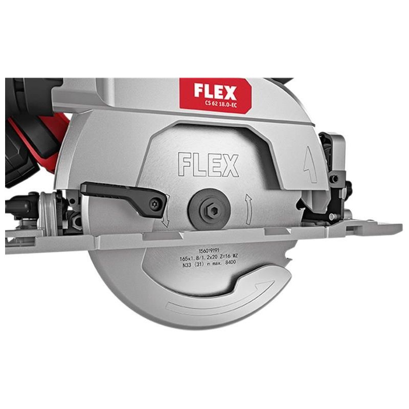 Flex Power Tools CS 62 18.0-EC Circular Saw 165mm 18V Bare Unit Flex Power Tools - Dynamic Drive