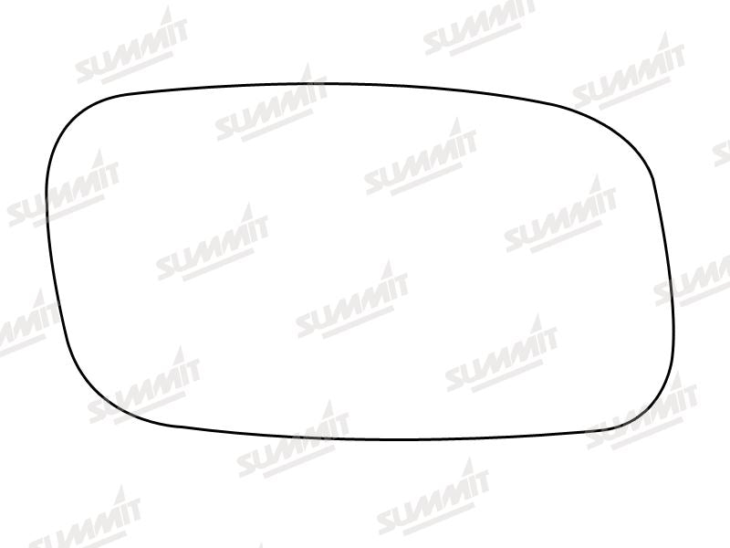 Summit Stick-On Standard Mirror Glass fits Vauxhall Calibra RHS Summit - Dynamic Drive