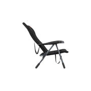 Crespo Beach Chair AP/205 Air Deluxe Black Crespo - Dynamic Drive
