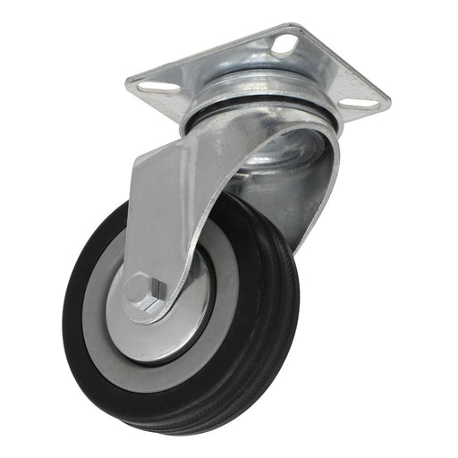 Sealey Castor Wheel Swivel Plate75mm SCW175SP Sealey - Dynamic Drive