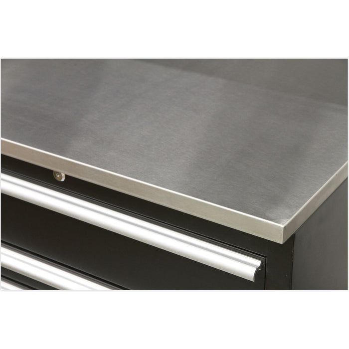 Sealey Premier Premier Storage System with Stainless Worktop 2.5m APMSCOMBO1SS Sealey Premier - Dynamic Drive
