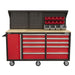Sealey Mobile Workstation 10 Drawer with Backboard AP6310 Sealey - Dynamic Drive