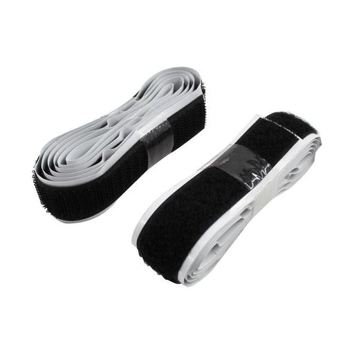Faithfull Hook & Loop Self Adhesive Tape Black 20mm x 1m Faithfull - Dynamic Drive