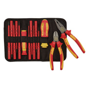 Draper XP1000 VDE Slimline Interchangeable Screwdriver and Pliers Set (14 Piece) Draper - Dynamic Drive