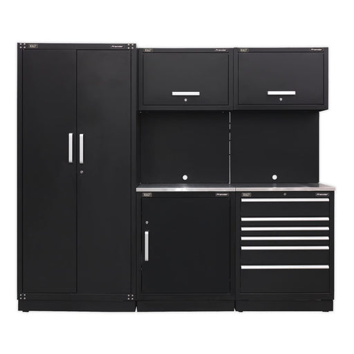 Sealey Premier Premier Storage System with Stainless Worktop 2.5m APMSCOMBO1SS Sealey Premier - Dynamic Drive