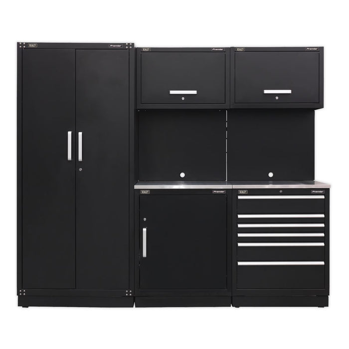 Sealey Premier Premier Storage System with Stainless Worktop 2.5m APMSCOMBO1SS Sealey Premier - Dynamic Drive