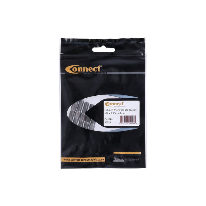 Connect Exhaust Manifold Stud M8 x 1.25 x 43mm 5pc 35426 Connect - Dynamic Drive