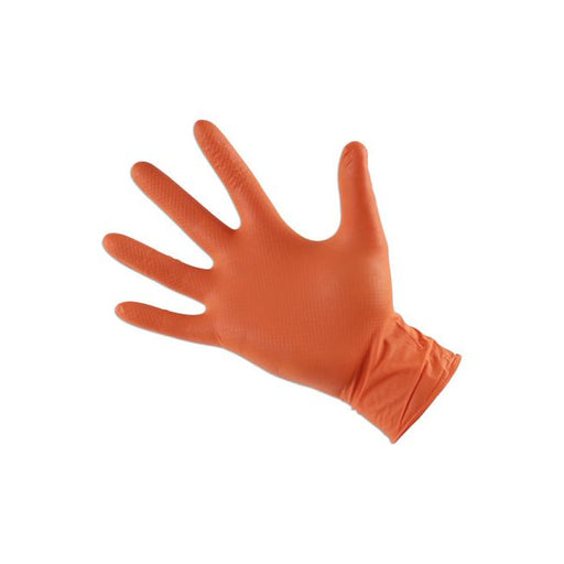 Connect Grippaz XLarge Orange Nitrile Gloves Box 50pc/25 Pairs 37302 Connect - Dynamic Drive