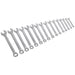 Sealey Premier Combination Spanner Set 16pc Metric Cold Stamped EVA Tray 6-22mm Sealey  - Dynamic Drive