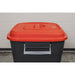 Sealey Refuse/Storage Bin 50L Red BM50R Sealey - Dynamic Drive