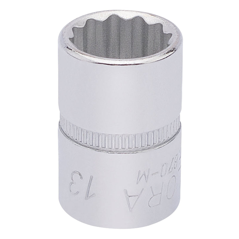 Draper Elora Bi-Hexagon Socket, 3/8" Sq. Dr., 13mm 25896 Draper - Dynamic Drive