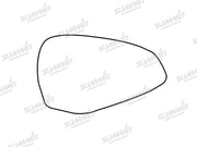 Summit Heated Base Plate With Blind Spot Mirror Glass fits Audi A4 15 to 17 RHS Summit - Dynamic Drive