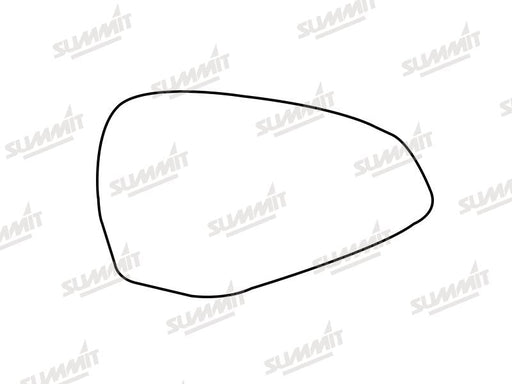 Summit Heated Base Plate With Blind Spot Mirror Glass fits Audi A4 15 to 17 RHS Summit - Dynamic Drive