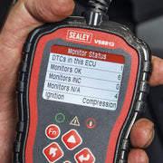 Sealey EOBD OBDII Code Reader Live Data Colour Screen MIL Light Reset Sealey  - Dynamic Drive