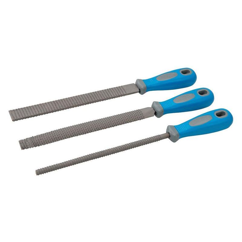 Silverline Wood Rasp Set 3pce 200mm Silverline - Dynamic Drive