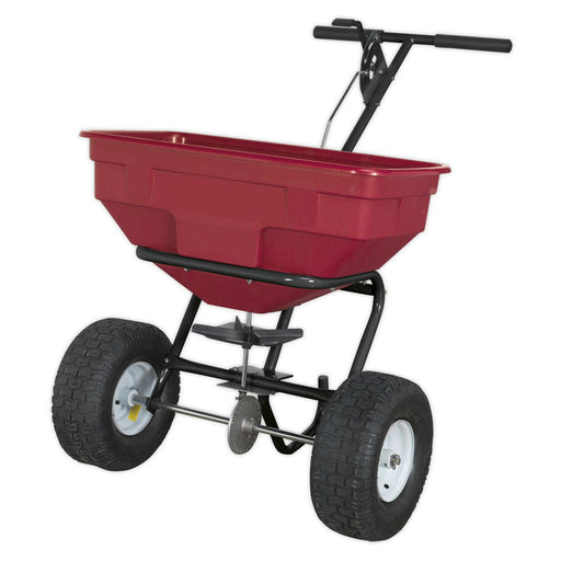 Sealey Broadcast Spreader 57kg Walk Behind SPB57W Sealey - Dynamic Drive