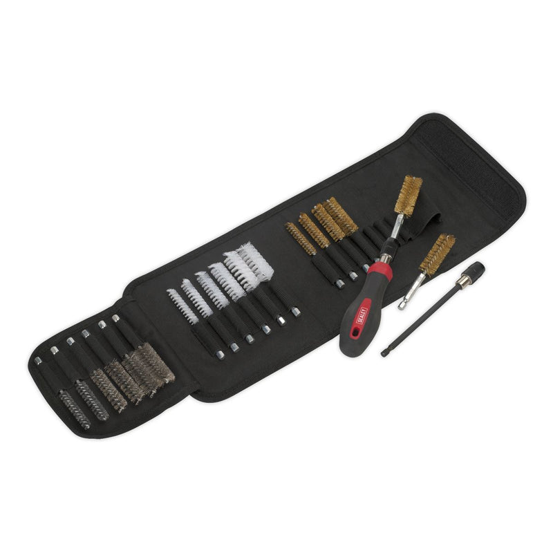 Sealey Cleaning & Decarbonising Brush Set 20pc VS1800 Sealey - Dynamic Drive