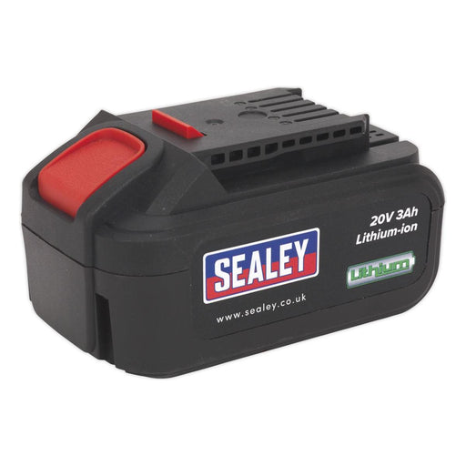 Sealey Power Tool Battery 20V 3Ah Lithium-ion Sealey Cordless CP20V Series Tools Sealey - Dynamic Drive