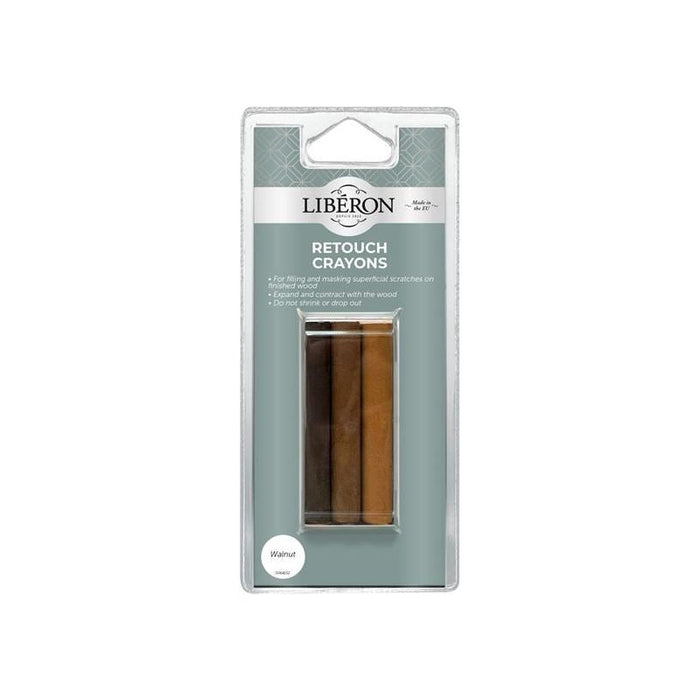 Liberon Retouch Crayons Walnut (3 Pack) Liberon - Dynamic Drive