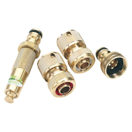 Draper Brass Watering Accessory Set (4 Piece) 36223 Draper - Dynamic Drive