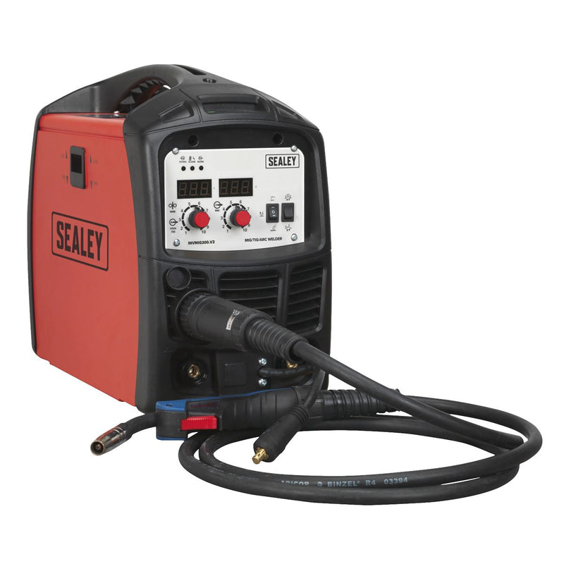 Sealey Inverter Welder MIG TIG & mmA 200A INVMIG200 Sealey - Dynamic Drive