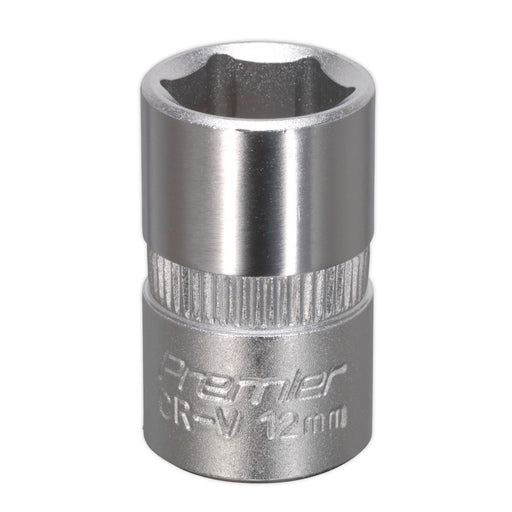 Sealey WallDrive Socket 12mm 3/8"Sq Drive S3812 Sealey - Dynamic Drive