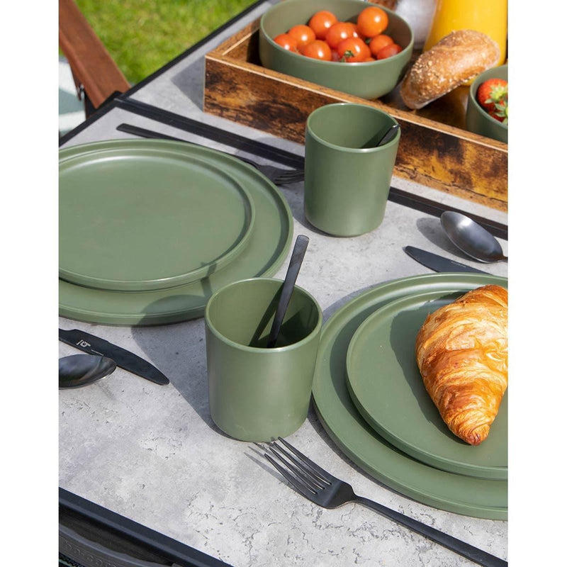 Bo-Camp Industrial Collection Tableware Patom 16 Pieces Green Bo-Camp - Dynamic Drive