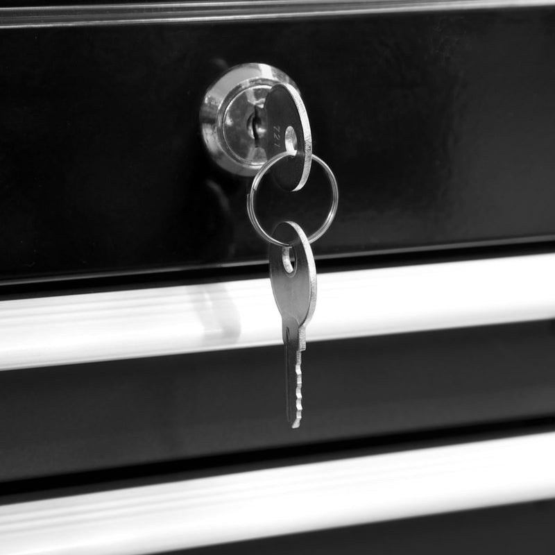 Sealey Topchest & Rollcab Combination 6 Drawer with Ball-Bearing Slides Black Sealey - Dynamic Drive