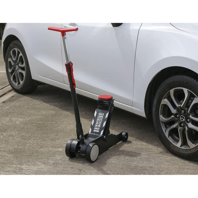 Sealey Premier Trolley Jack 2tonne PFJ200 Sealey - Dynamic Drive