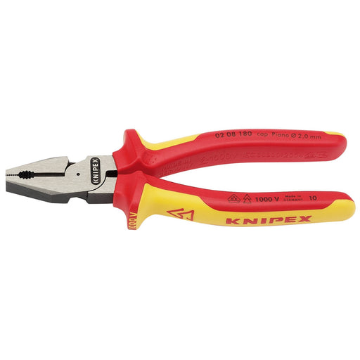 Draper Knipex 02 08 180UKSBE VDE Fully Insulated High Leverage Combination Plier Draper - Dynamic Drive