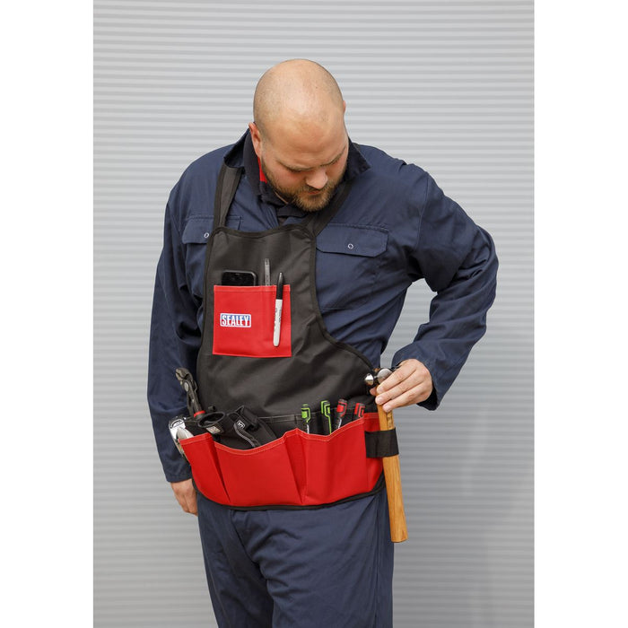 Sealey Mechanic's Tool Apron 16-Pocket SMC44 Sealey - Dynamic Drive